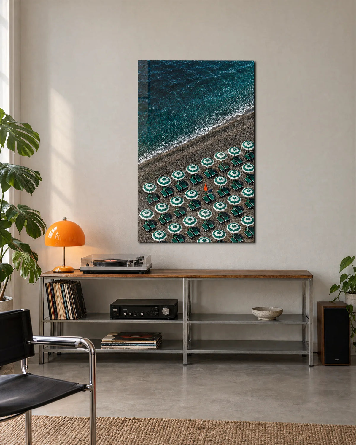 Between the Umbrellas — shown in a living space