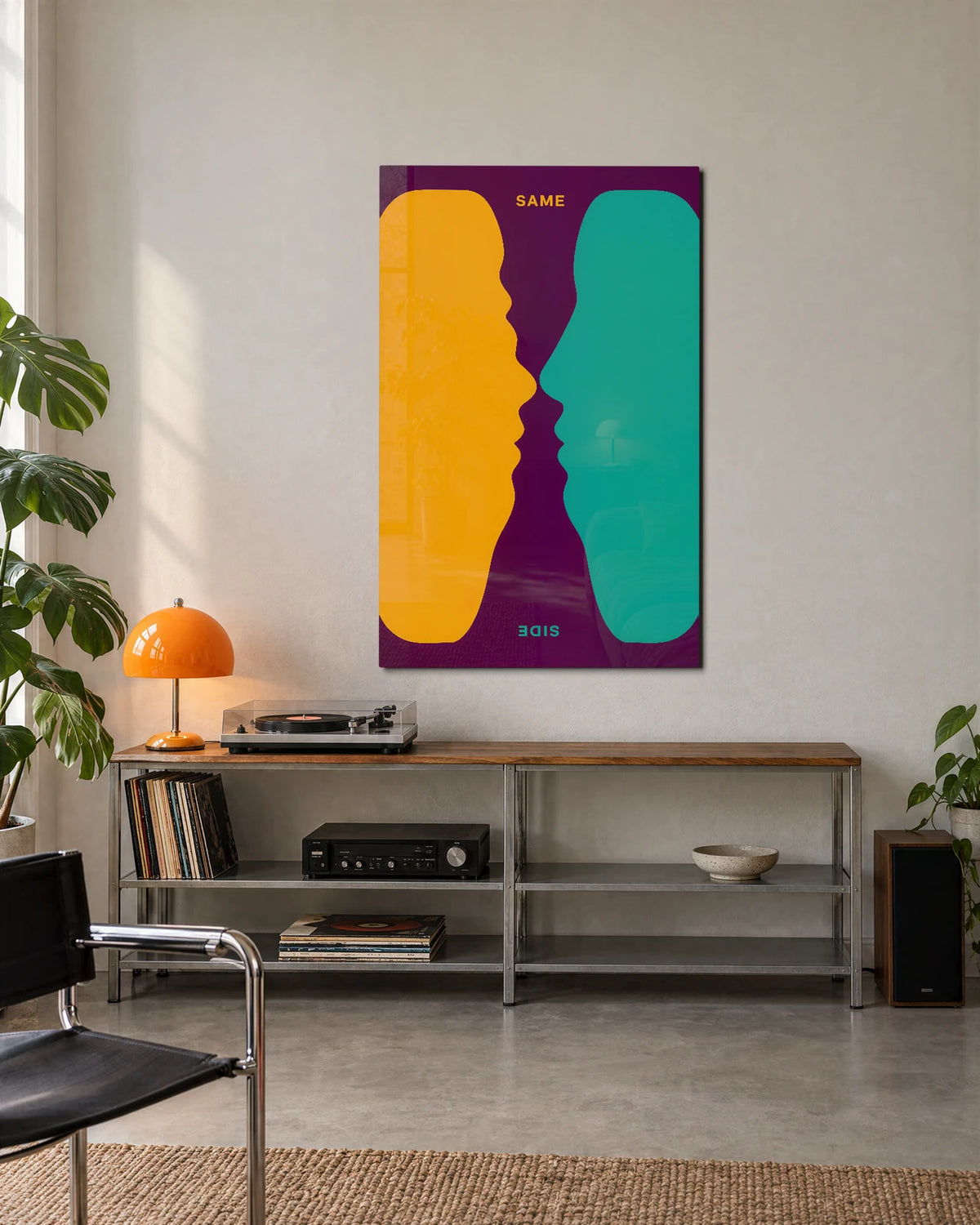 Same Side — shown in a living space