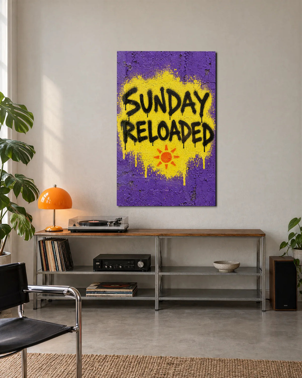 Sunday Reloaded — shown in a living space