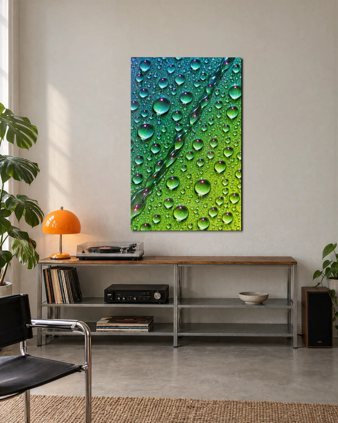 Dew in Two Colours — shown in a living space