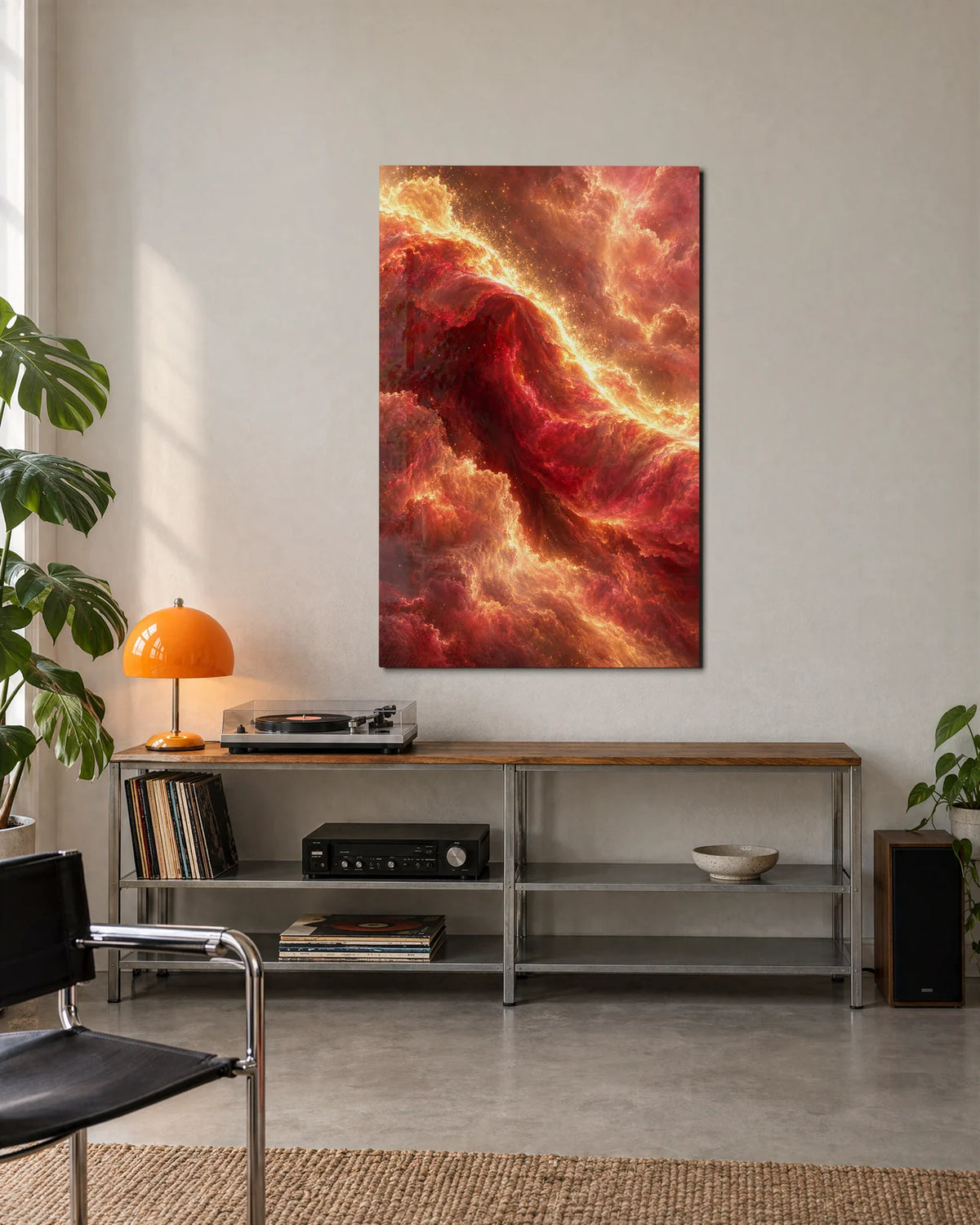 Red Cloud Fold — shown in a living space