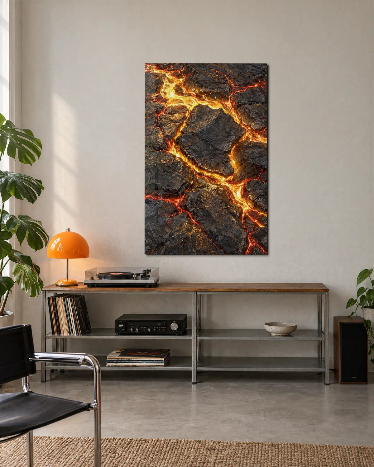 Under the Crust — shown in a living space