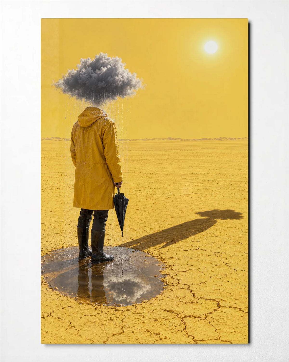 A Cloud of Your Own — front view of glass wall art