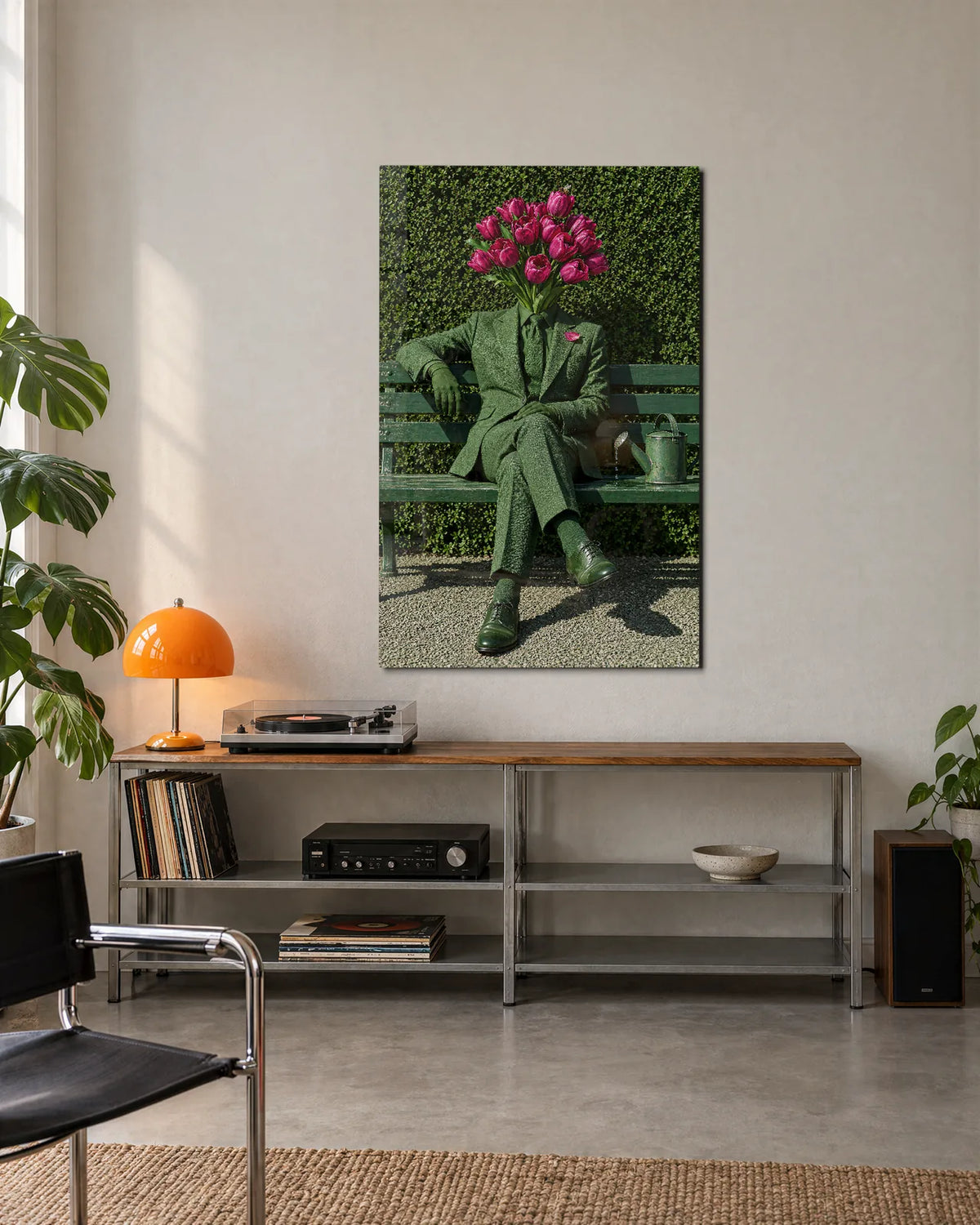 Tulip Suit — shown in a living space