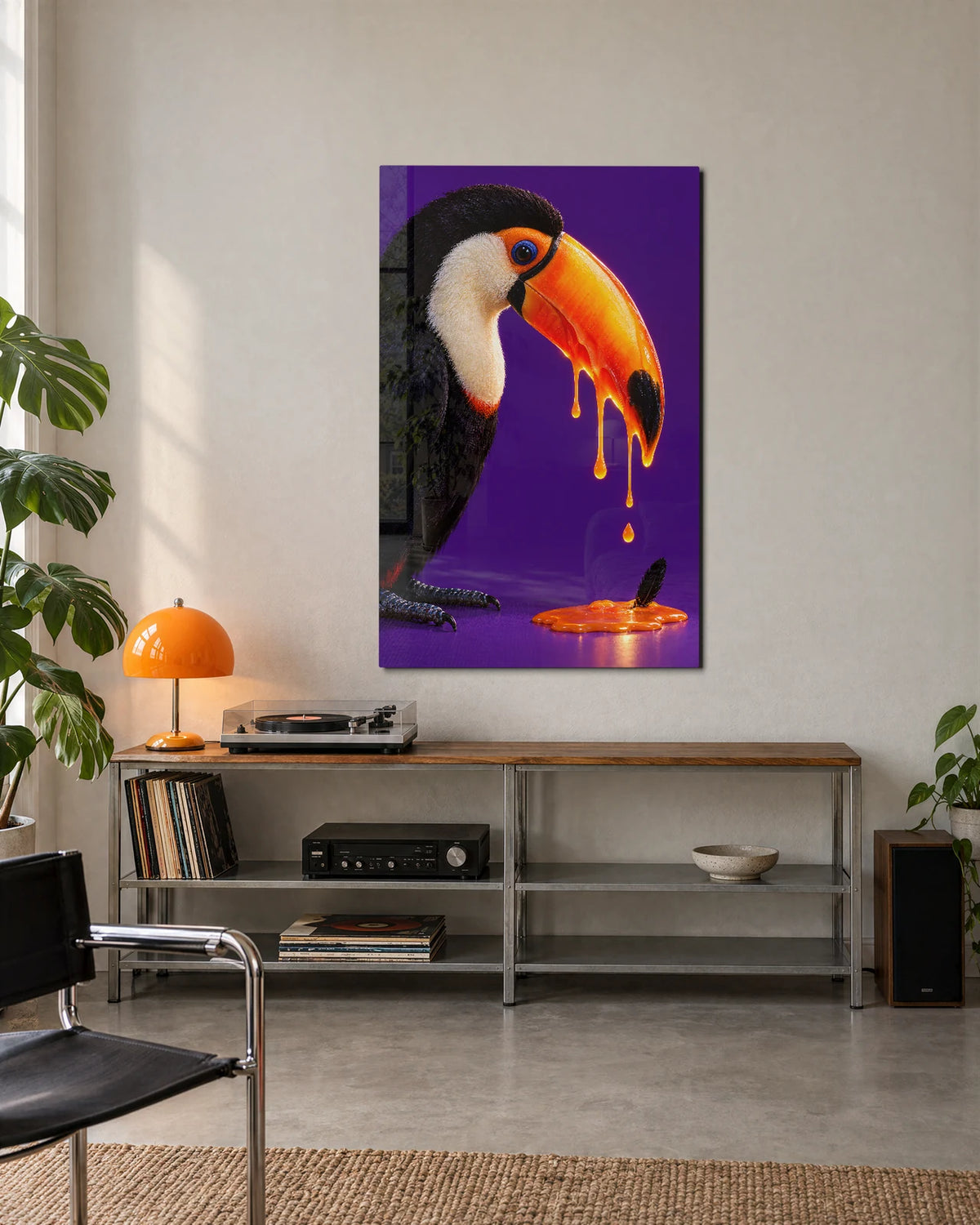 Toucan Drip — shown in a living space