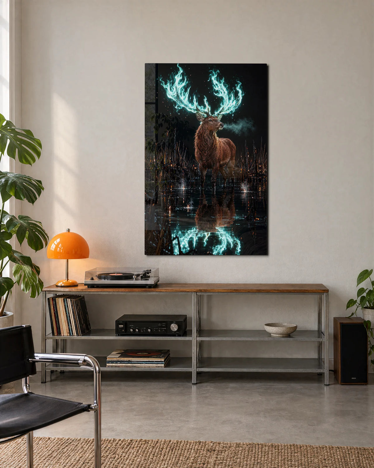 Antlers of Light — shown in a living space