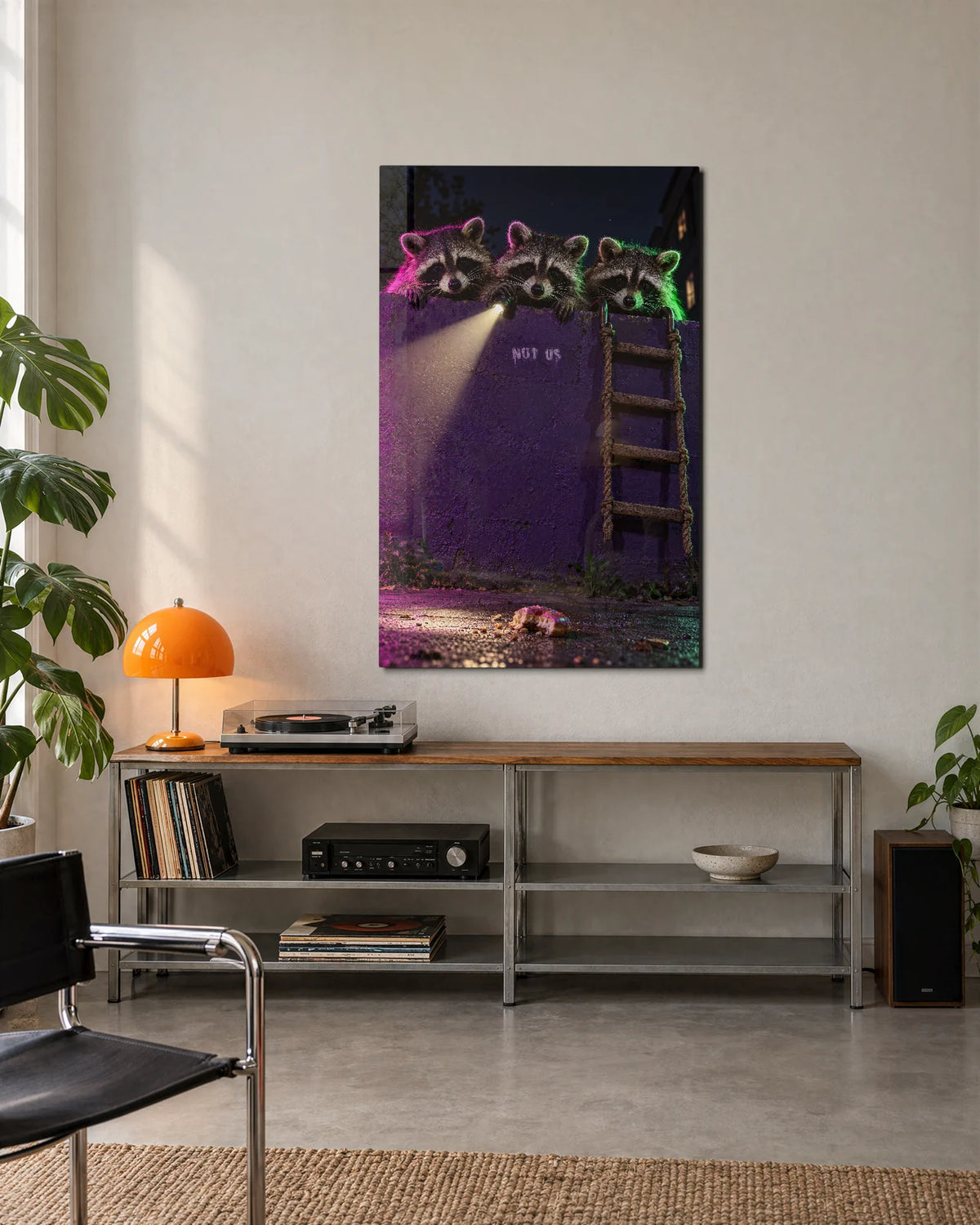 Not Us — shown in a living space