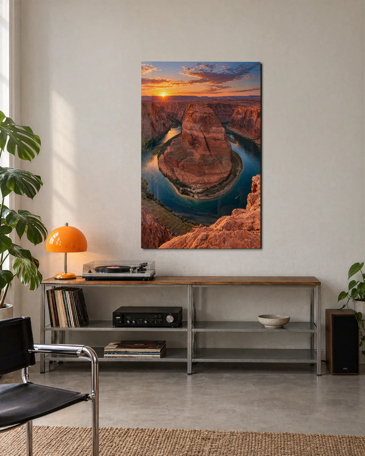 Around the Canyon Bend — shown in a living space
