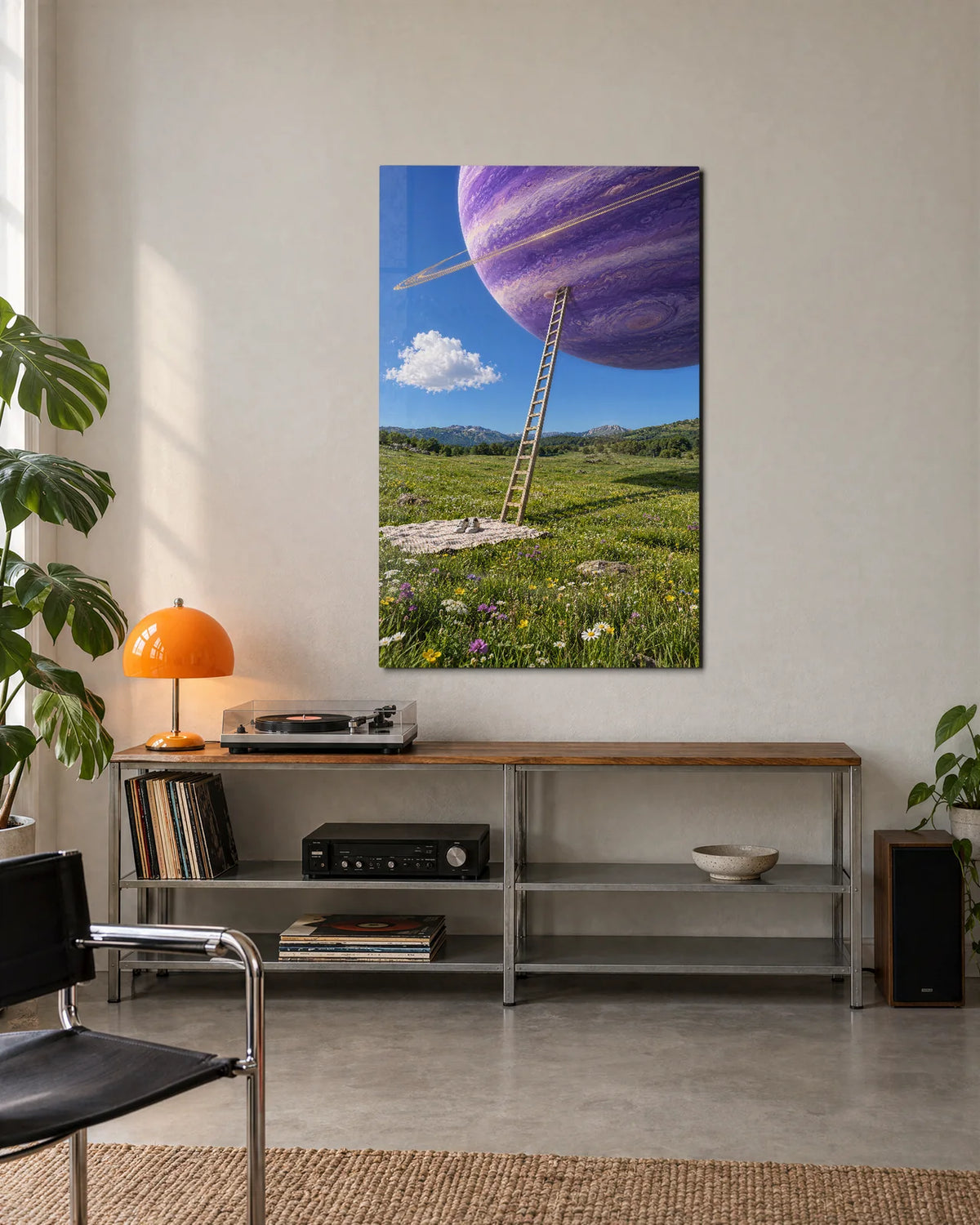 Ladder to a Planet — shown in a living space
