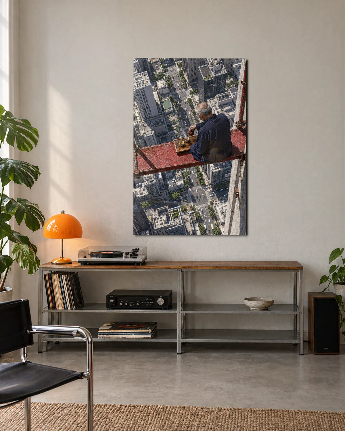 Tea Above the City — shown in a living space