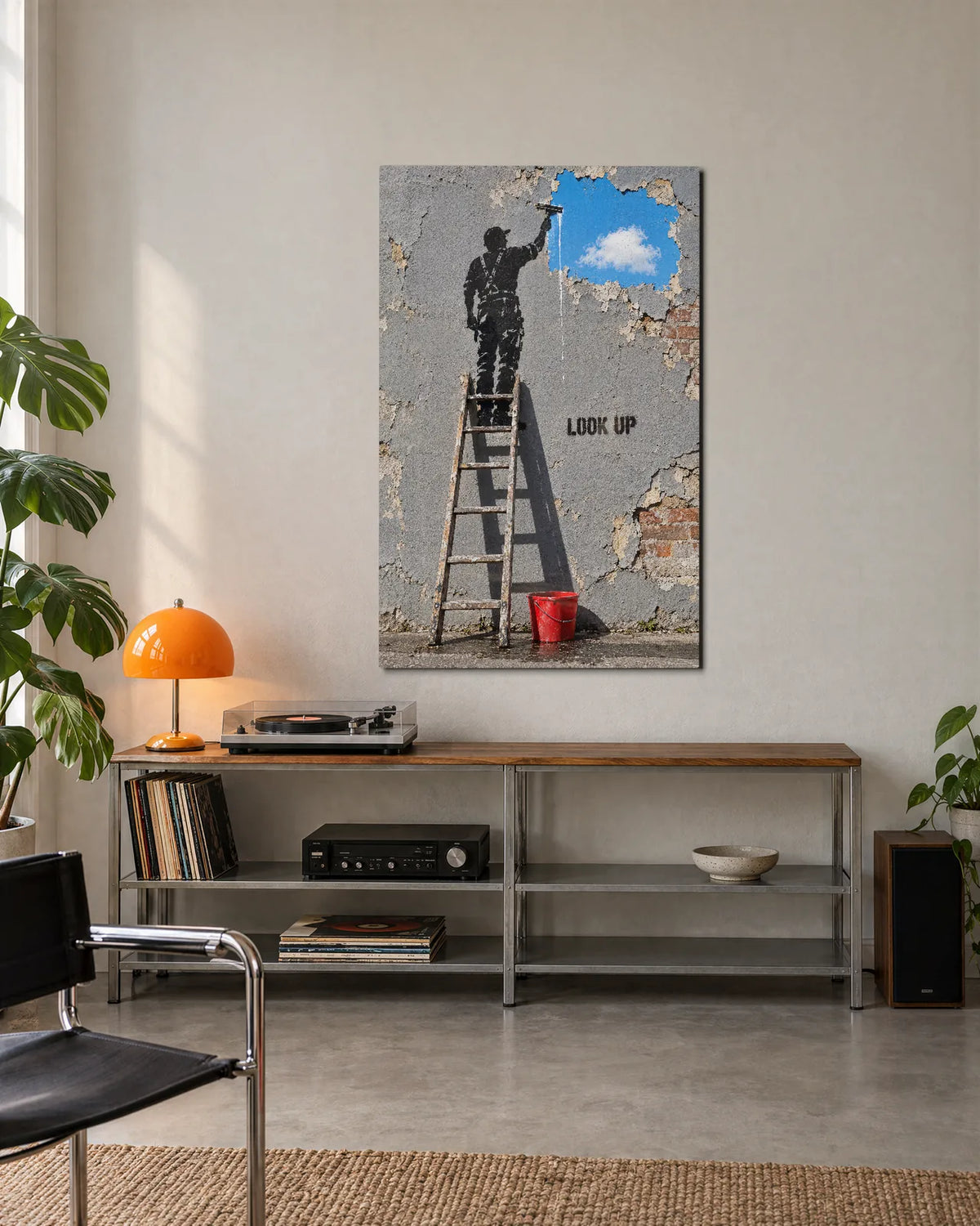 Painting an Opening — shown in a living space