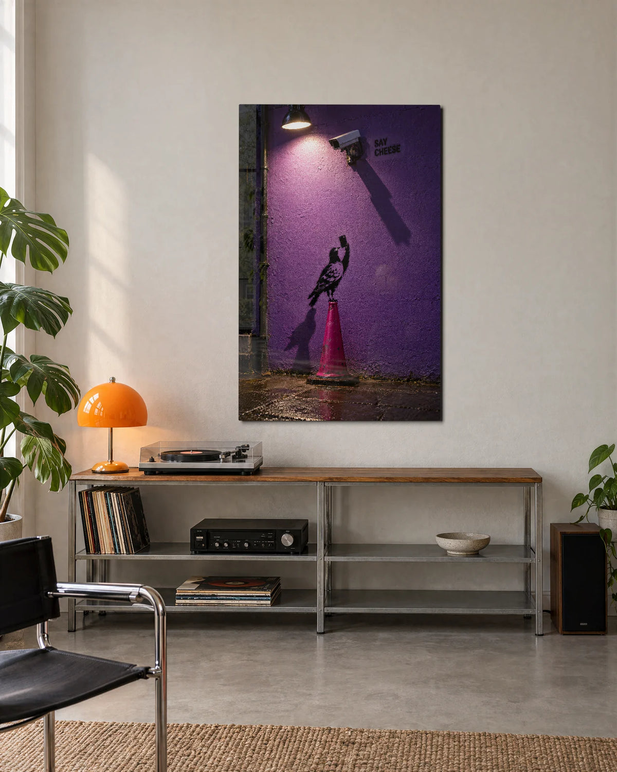 Say Cheese to the Camera — shown in a living space