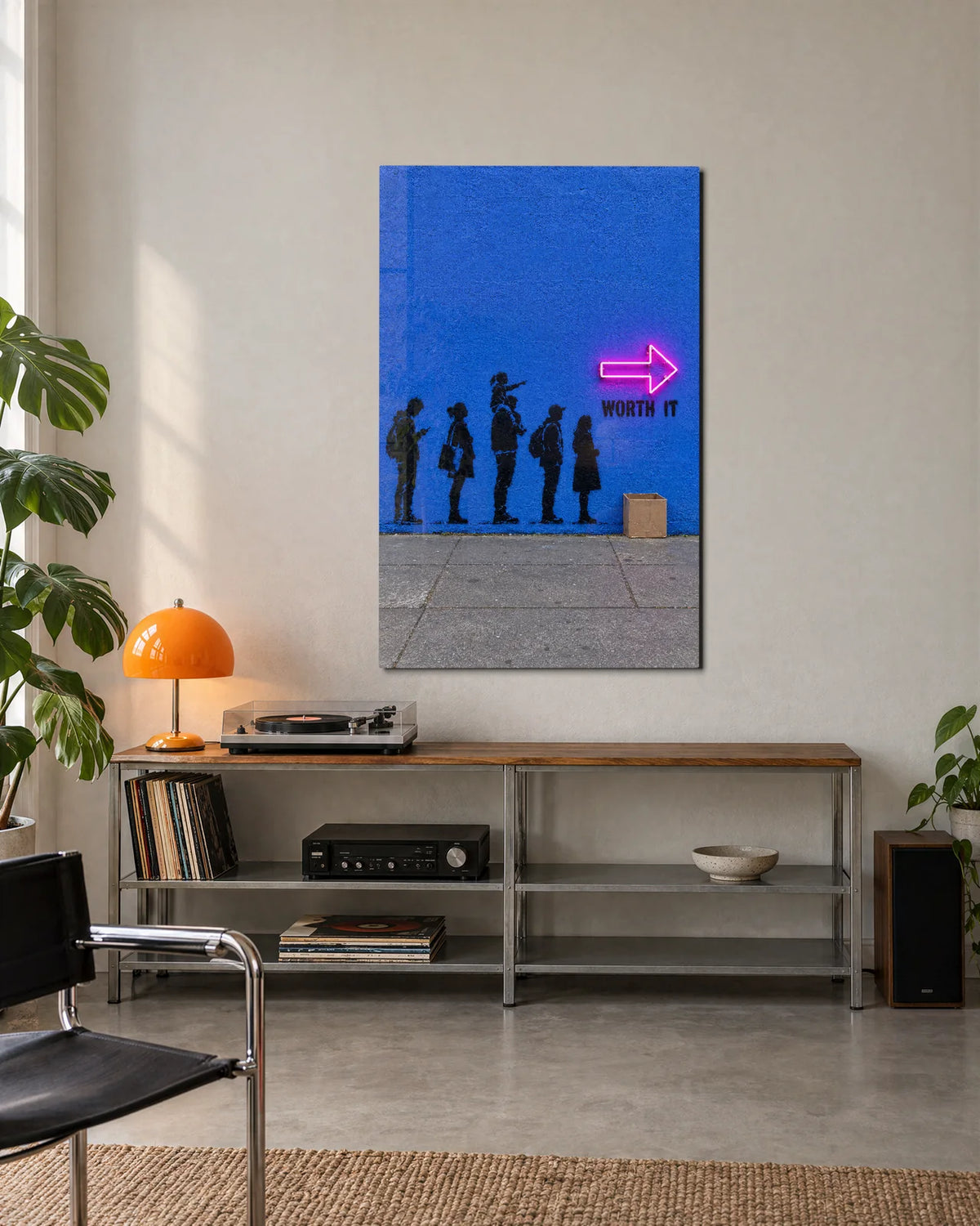 Worth the Wait — shown in a living space