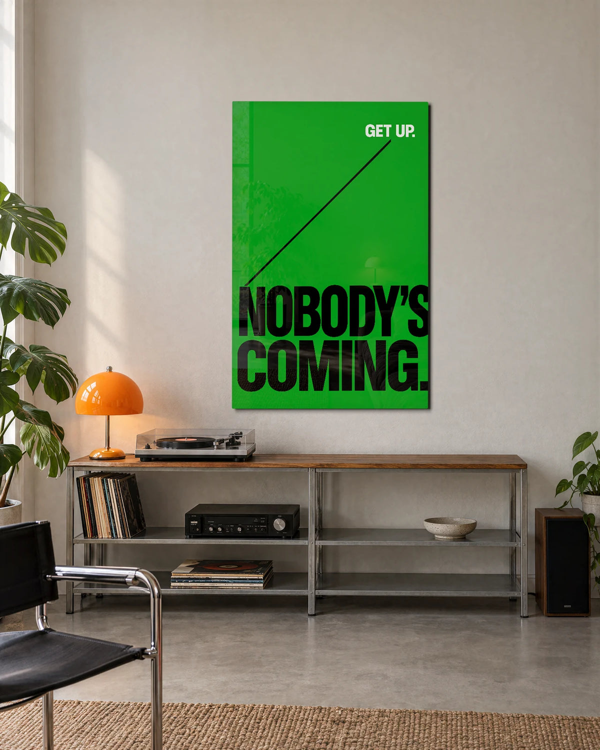 Get Up — shown in a living space