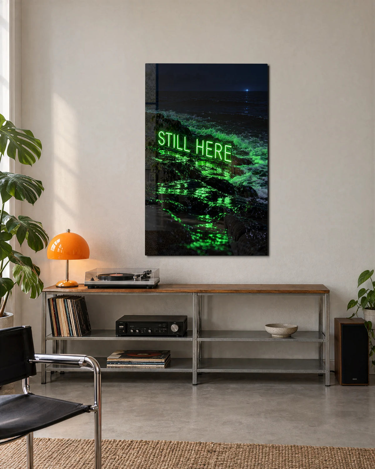 Still Here — shown in a living space