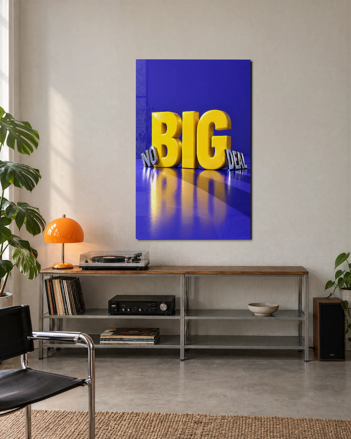 No Big Deal — shown in a living space