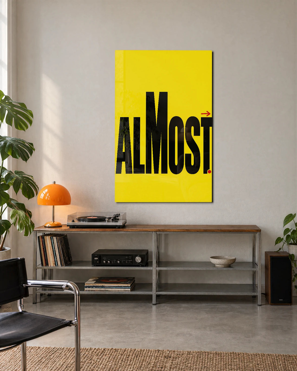 Almost There — shown in a living space