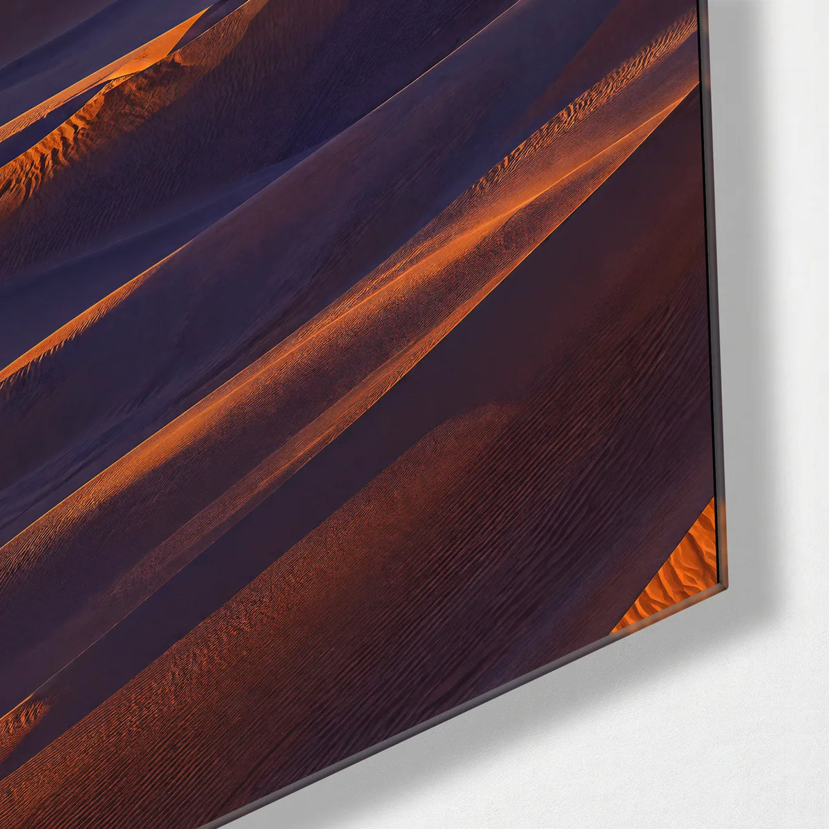 Namib Dunes Trio — corner detail of one glass panel
