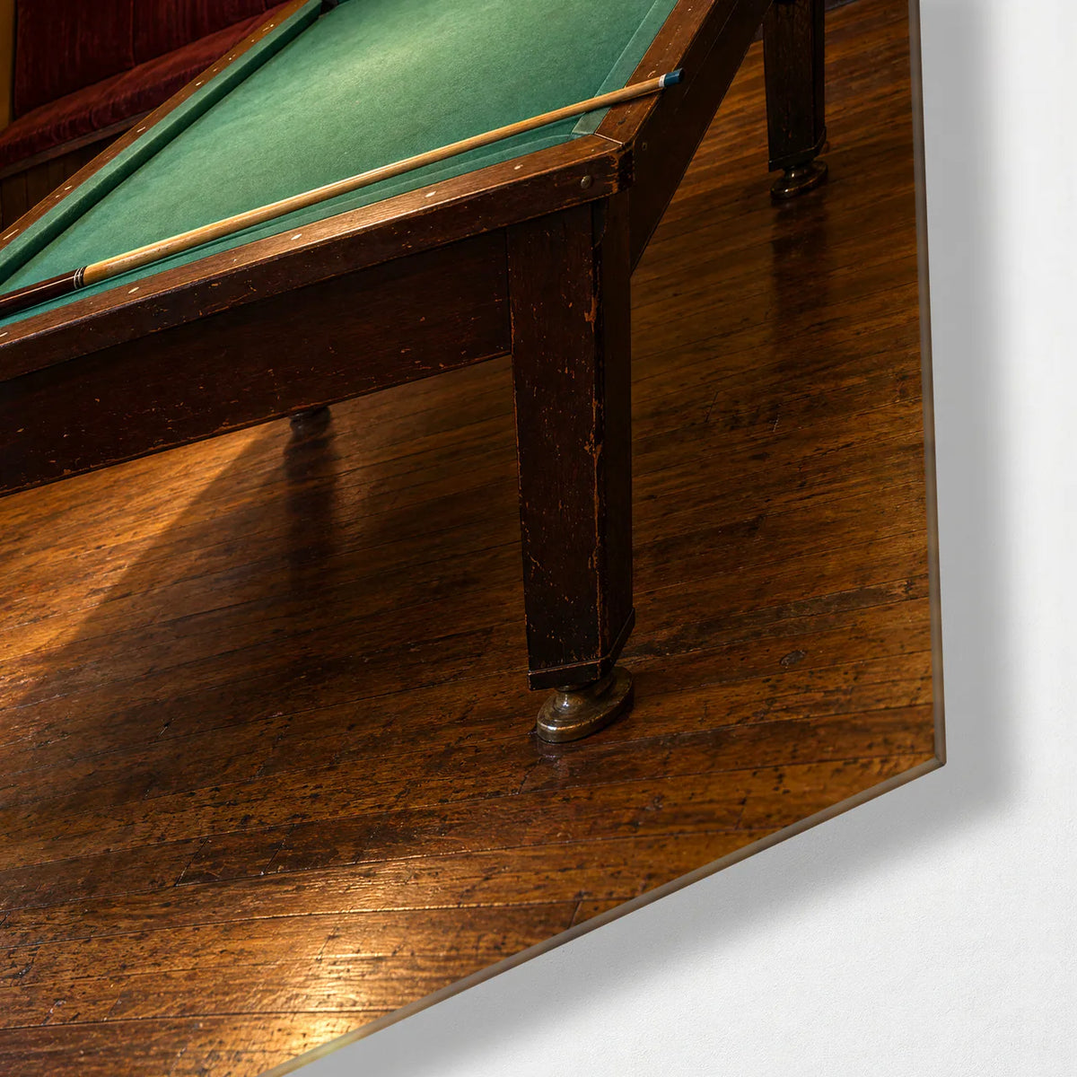 A Table for the Evening — corner detail of glass wall art