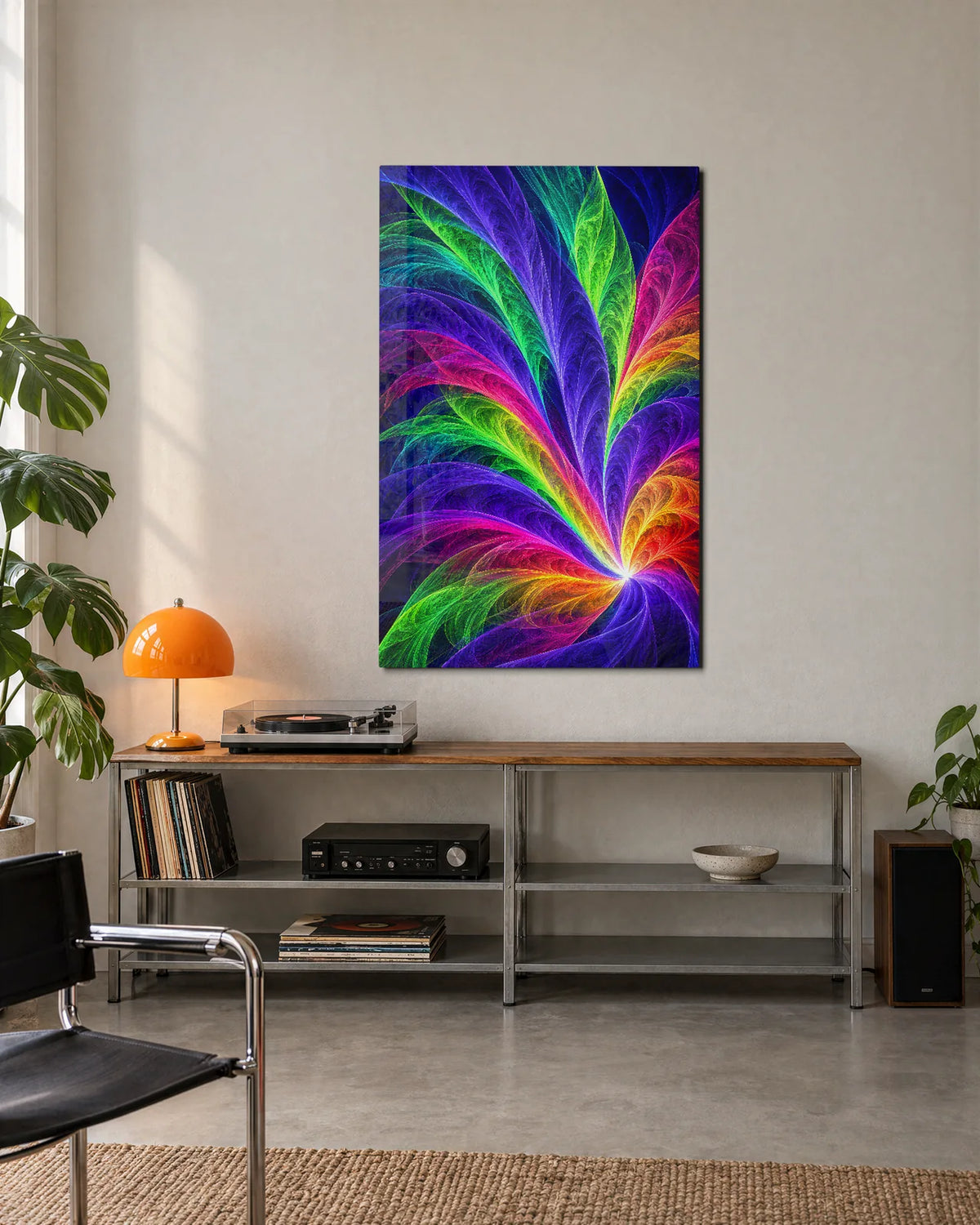 Colour Unfurling — shown in a living space