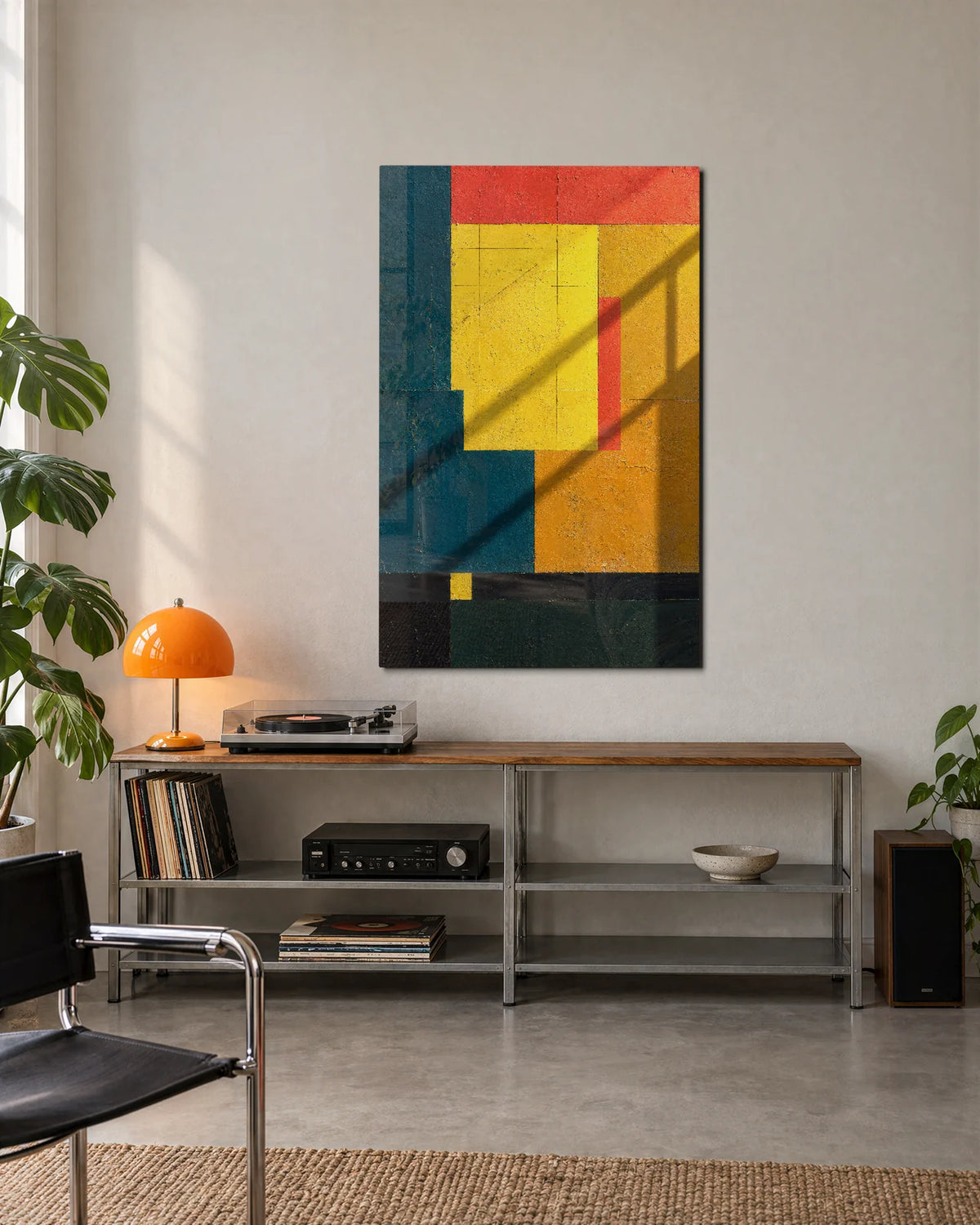 Blocks in the Sun — shown in a living space