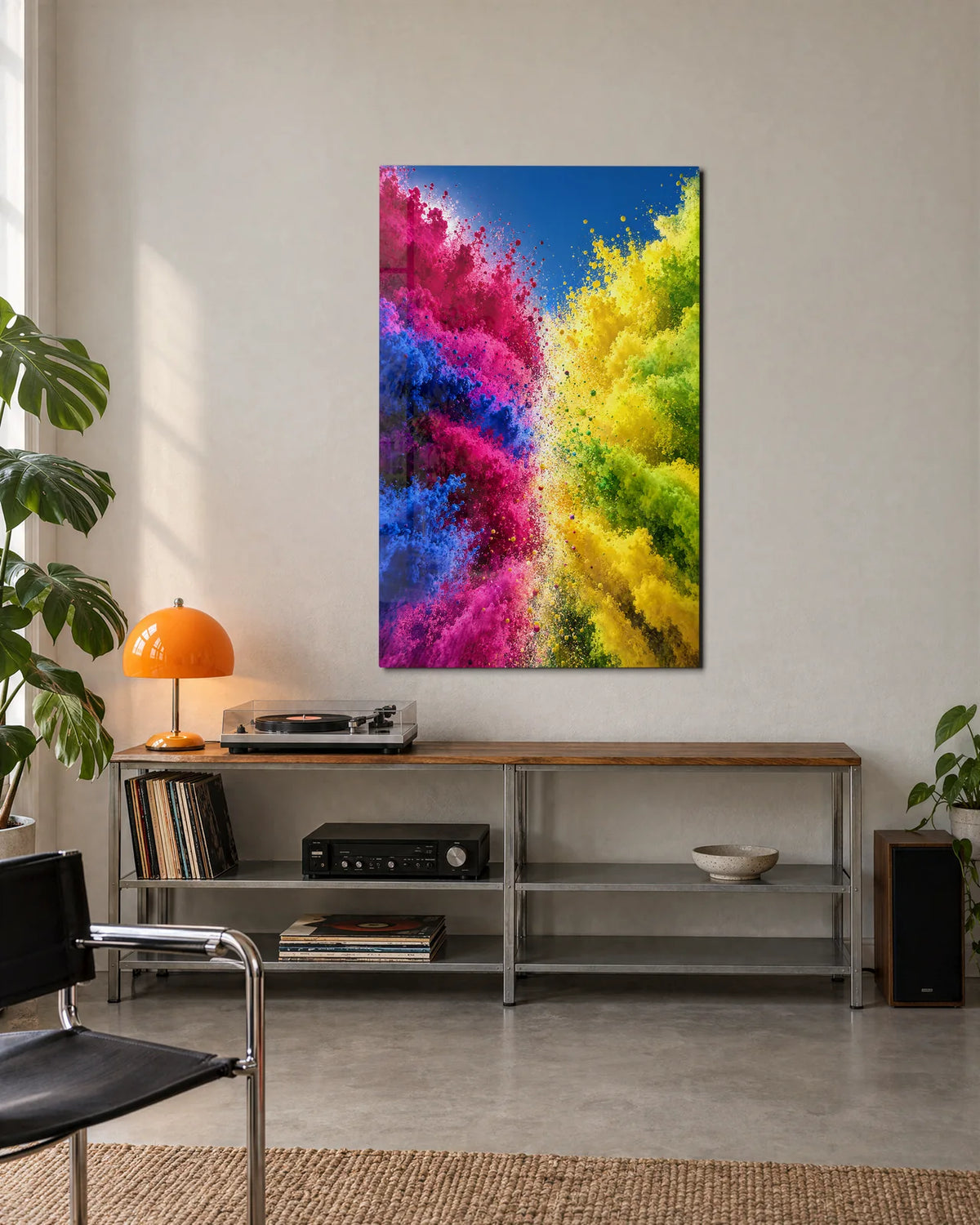 Where Pigments Meet — shown in a living space