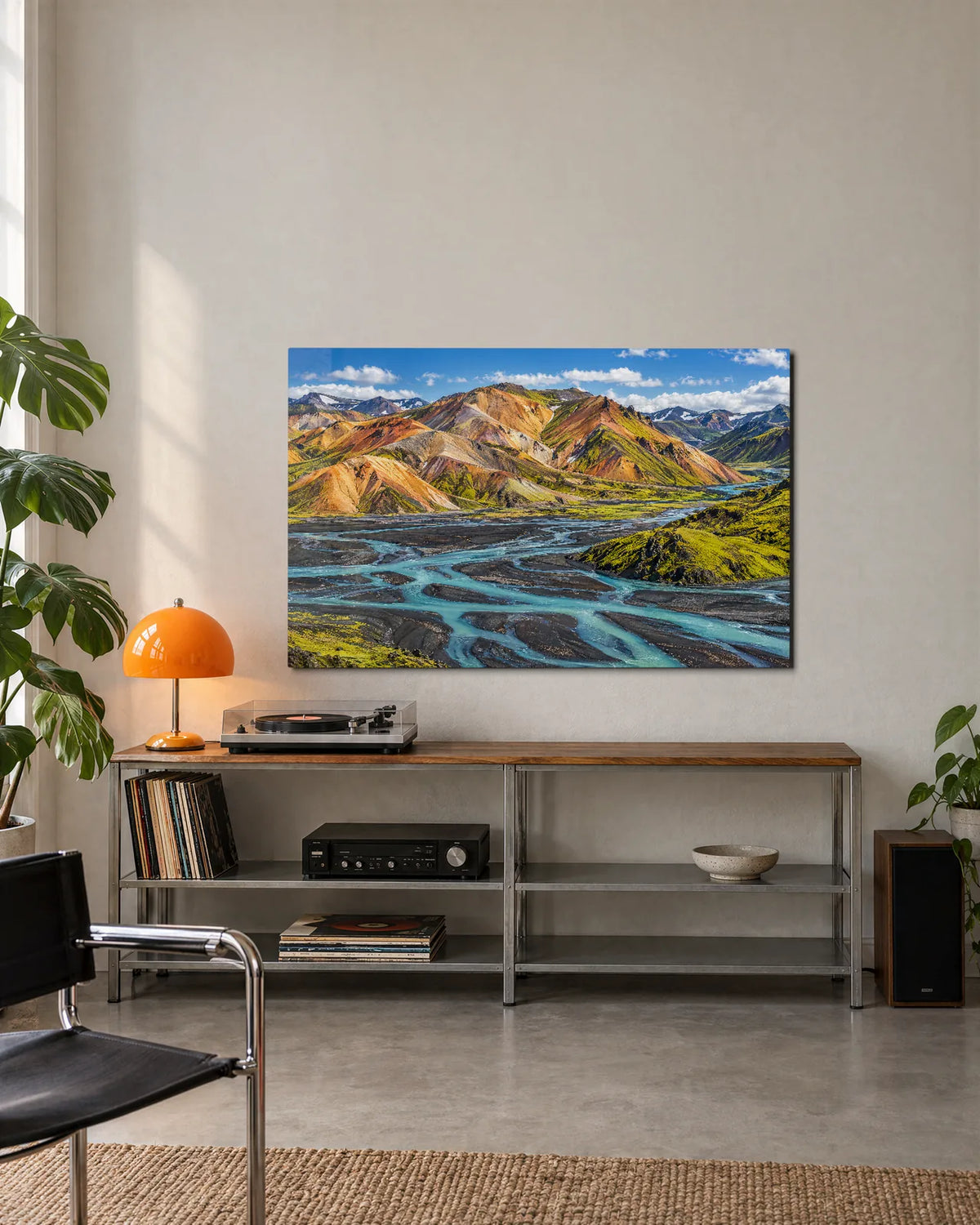 Landmannalaugar Colours — shown in a living space