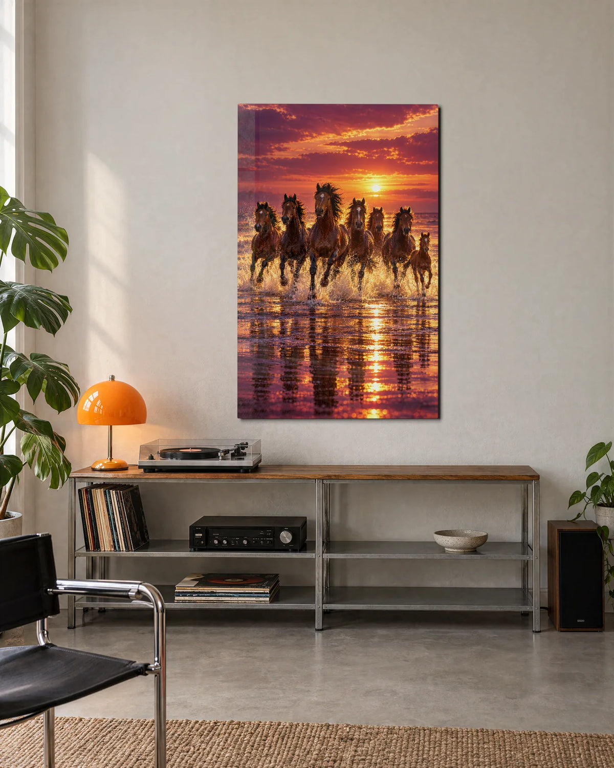 Seven Through the Shallows — shown in a living space