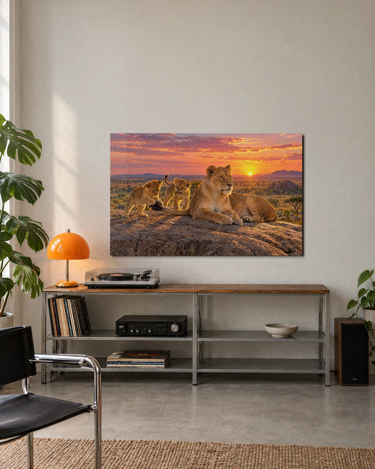 Pride at Dawn — shown in a living space