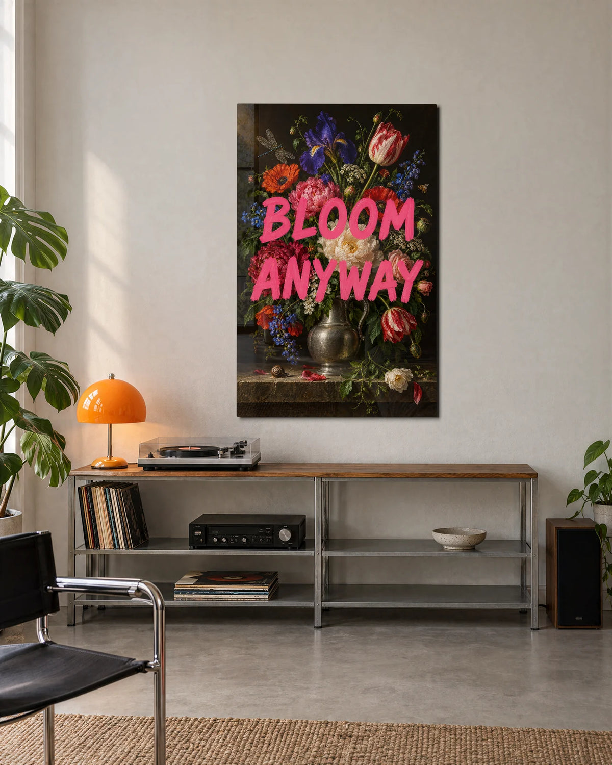 Bloom Anyway — shown in a living space