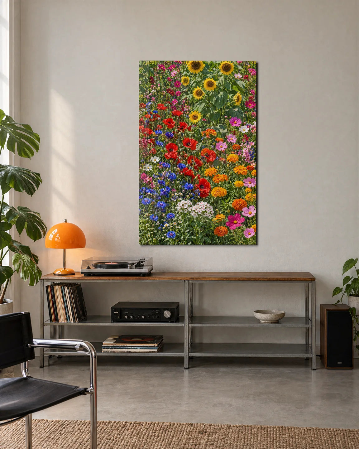 Summer Flower Meadow — shown in a living space