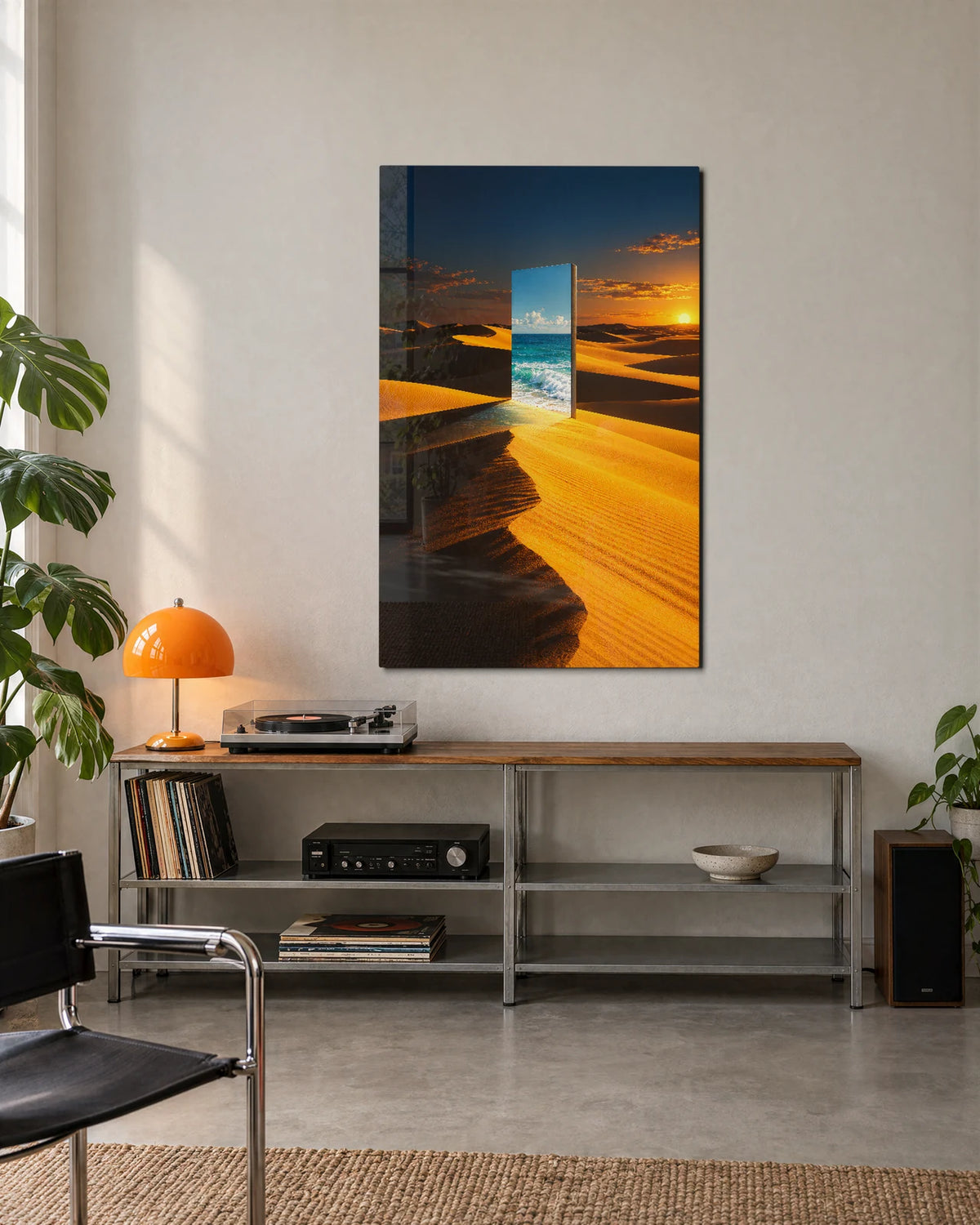 Door in the Dunes — shown in a living space