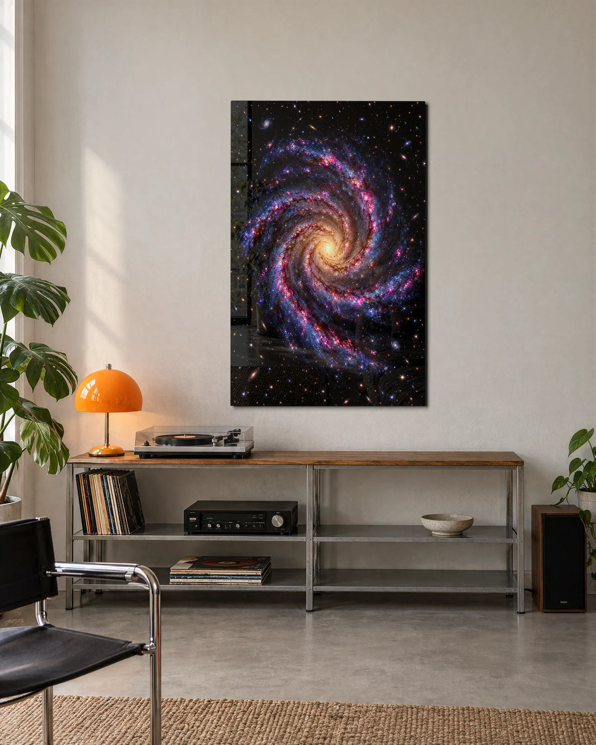 Spiral in Colour — shown in a living space