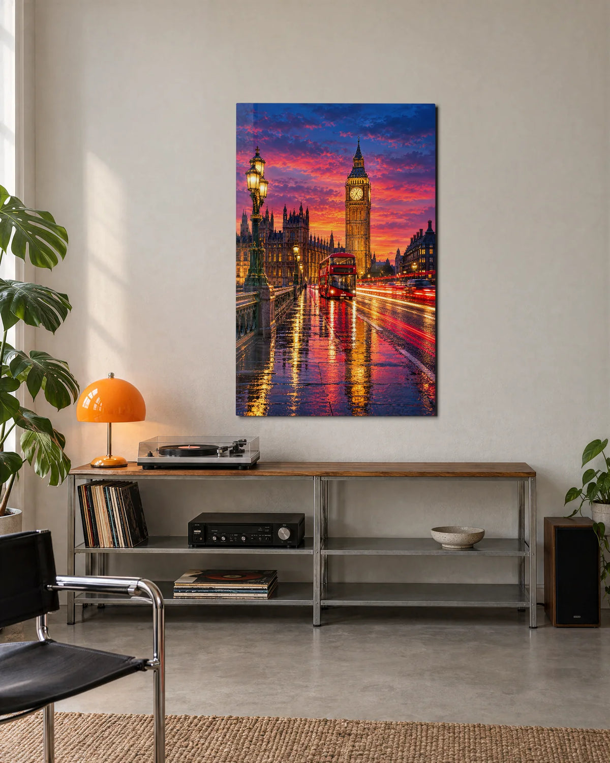 London in Motion — shown in a living space