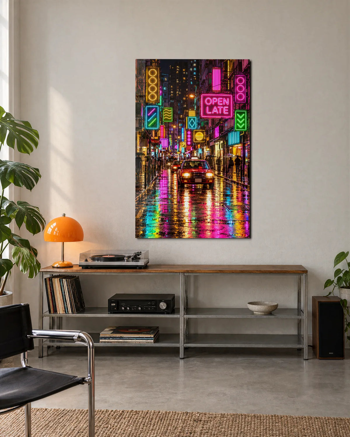 Hong Kong Neon — shown in a living space