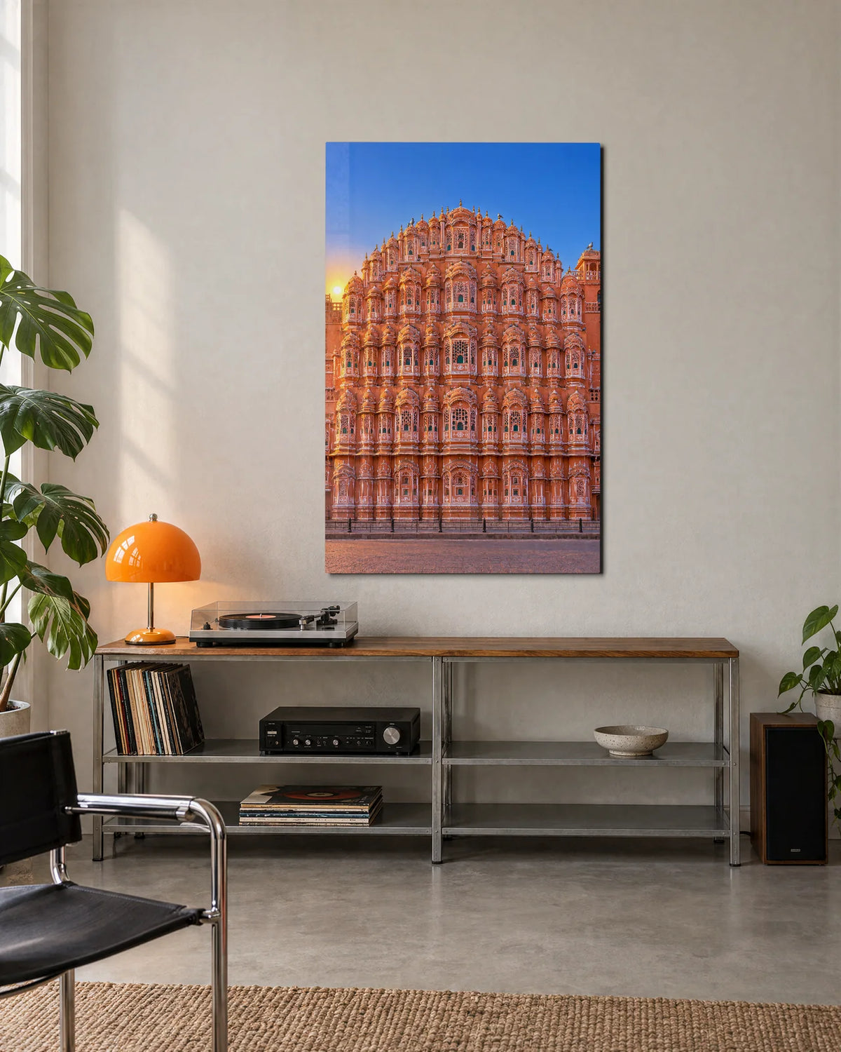 Hawa Mahal at Sunrise — shown in a living space