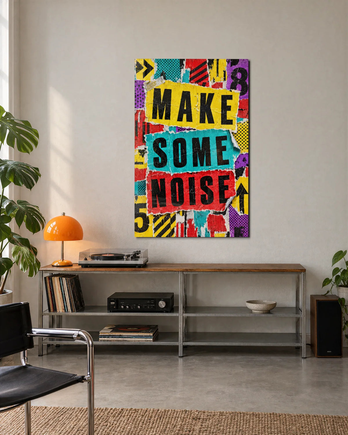 Make Some Noise — shown in a living space