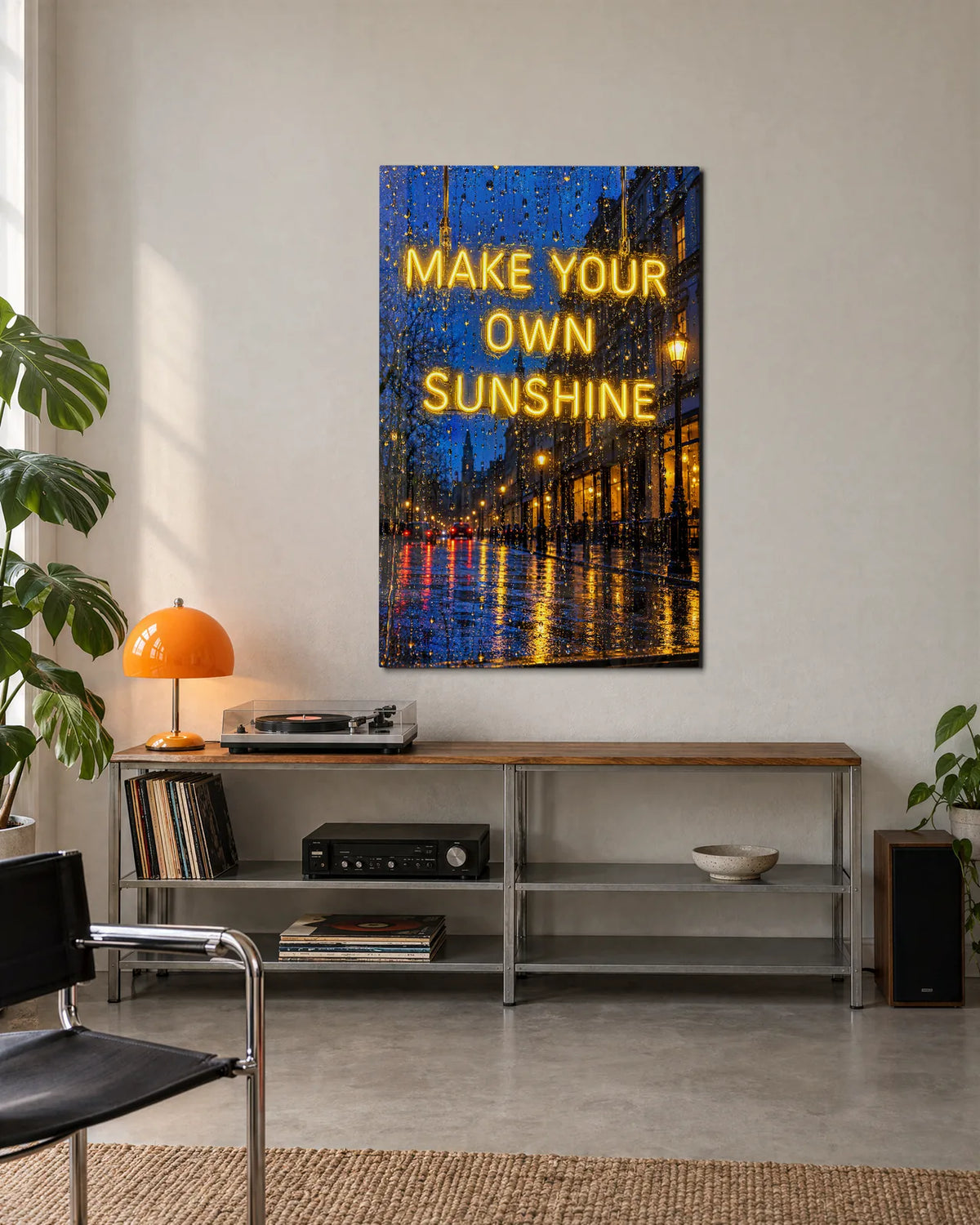 Make Your Own Sunshine — shown in a living space