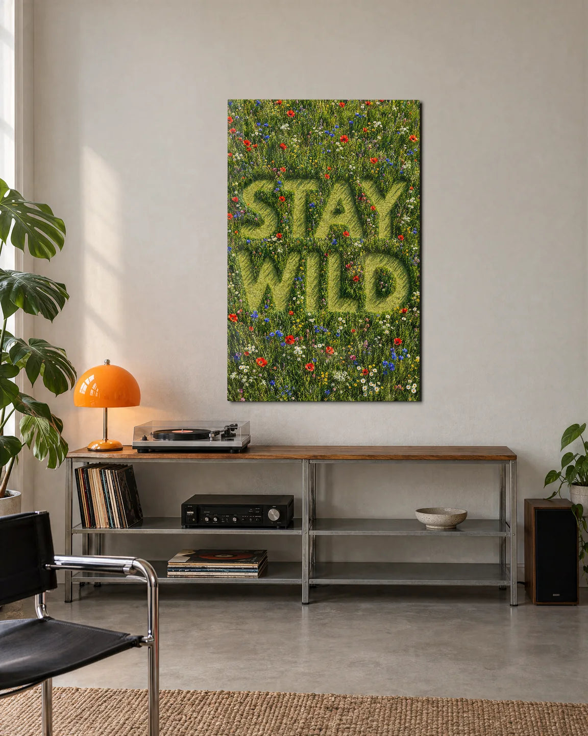Stay Wild Meadow — shown in a living space