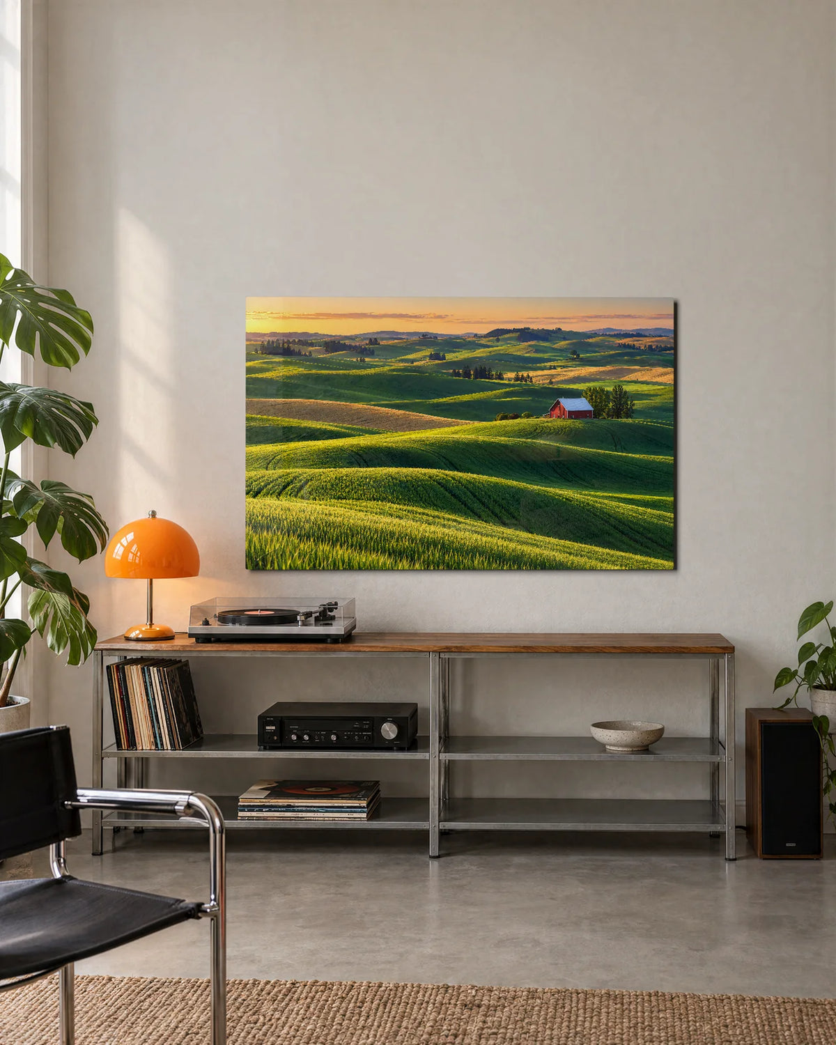 Palouse Hills — shown in a living space