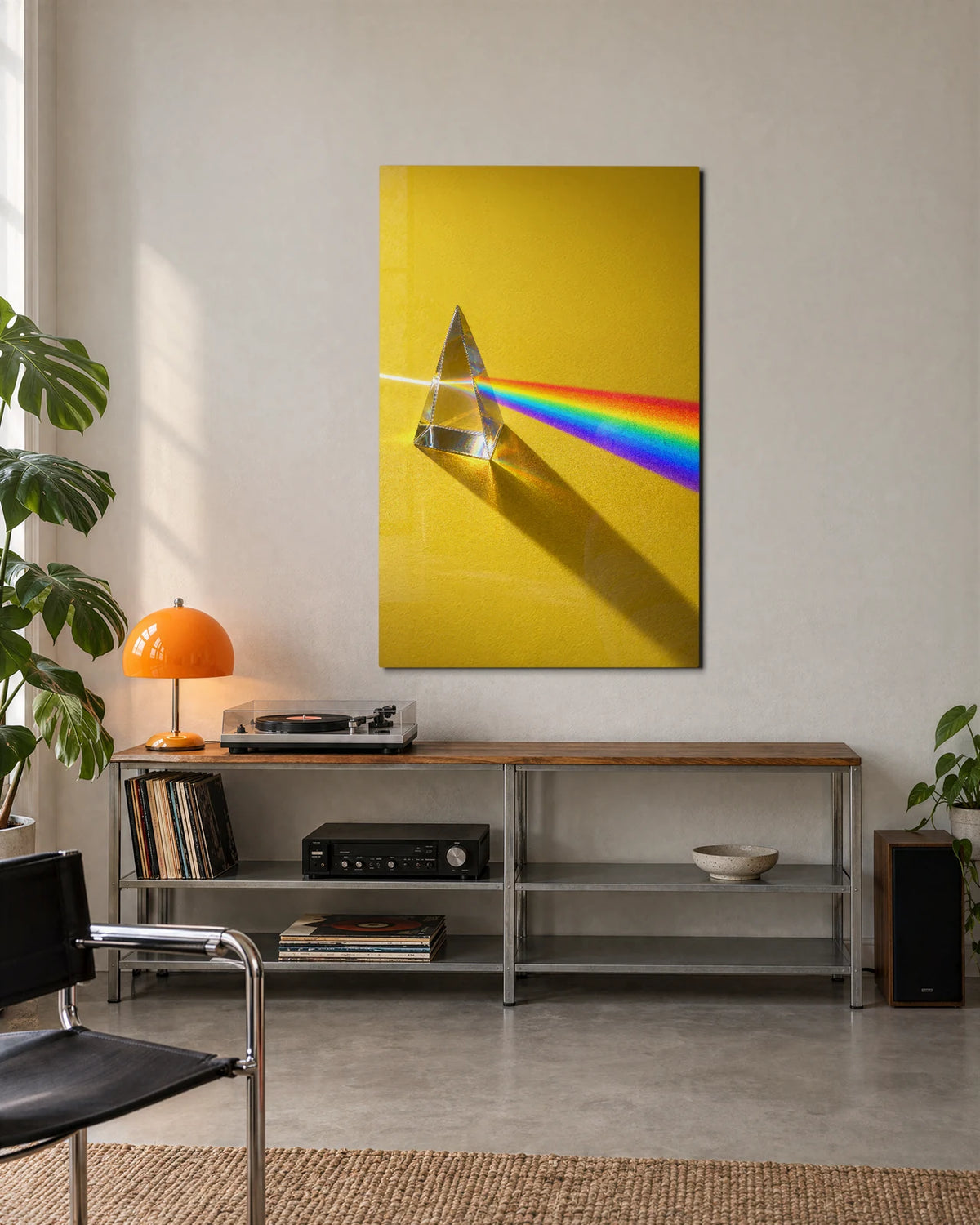Spectrum on Yellow — shown in a living space