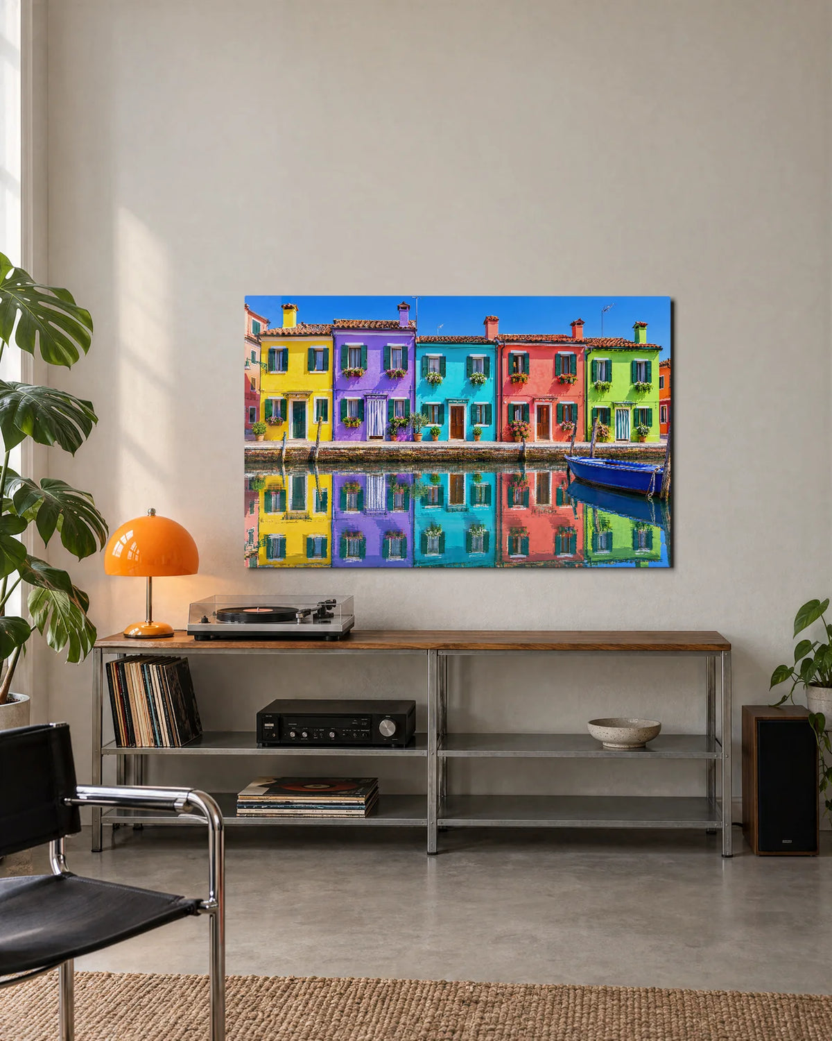 Burano Reflections — shown in a living space