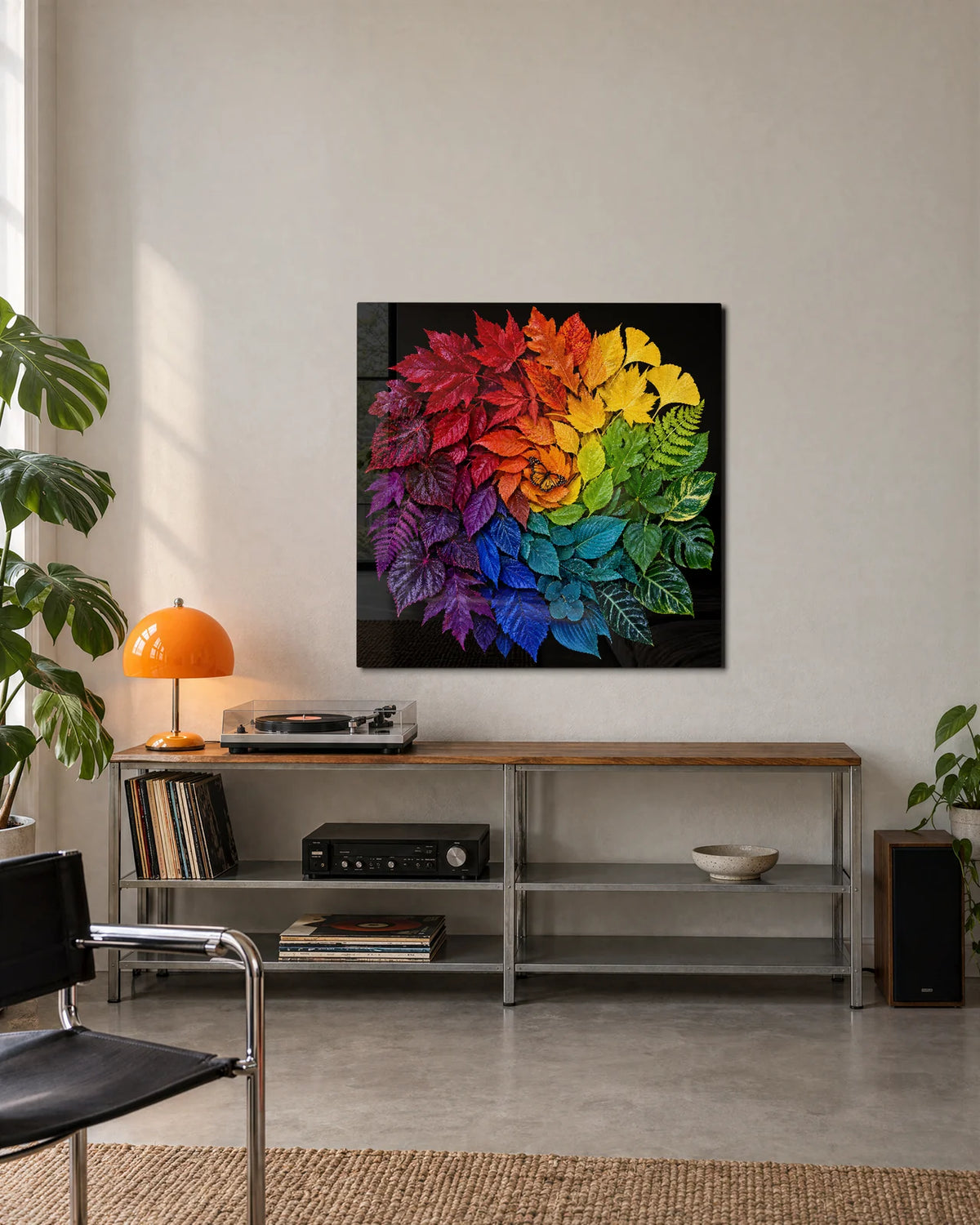 Rainbow of Leaves — shown in a living space