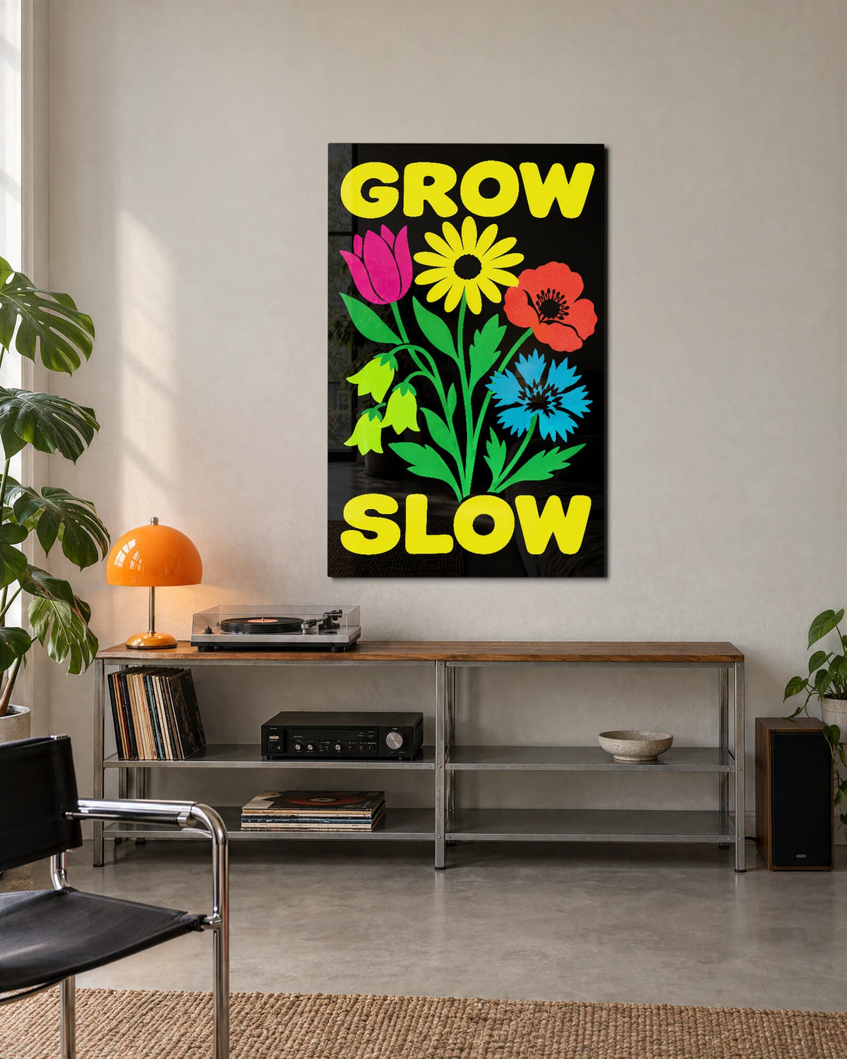Grow Slow — shown in a living space