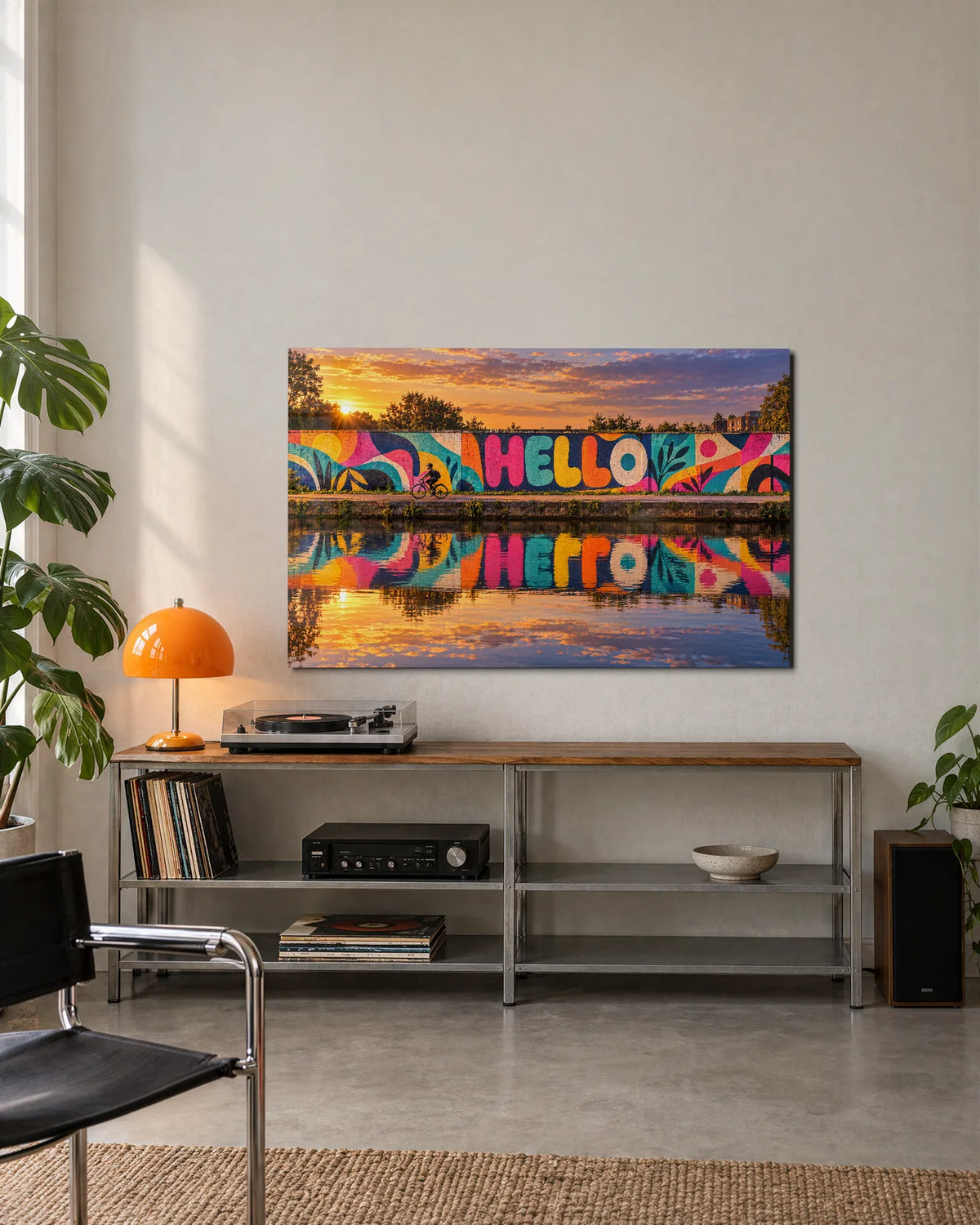 Hello by the Canal — shown in a living space